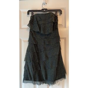 Waverly Grey Strapless Mini Dress